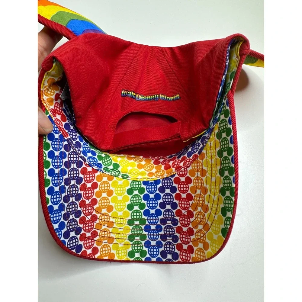 Walt Disney World‎ Mickey Mouse Ears Baseball Cap Rainbow PRIDE Collection Hat